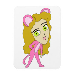 roze katster magneet