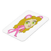 roze katster magneet (Linkerzijde)