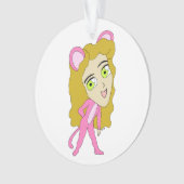 roze katster ornament (voorkant)