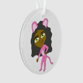 roze katster ornament (voorkant)