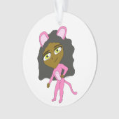 roze katster ornament (voorkant)