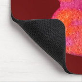 Roze kattebiefachtig schattig kat muismat (Hoek)