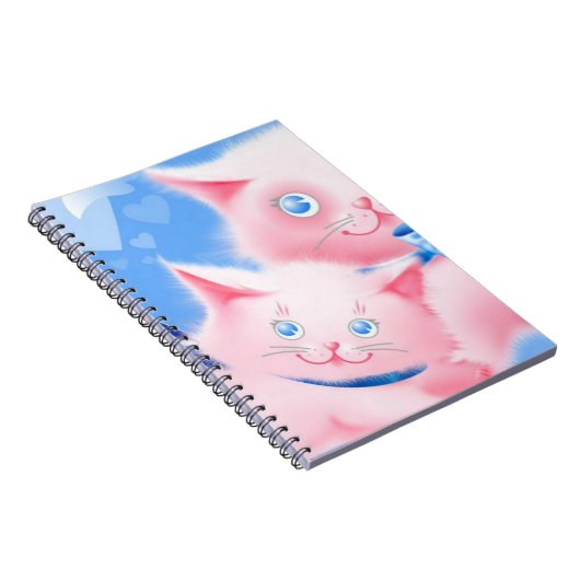 Roze katten notitieboek (Rechterzijde)