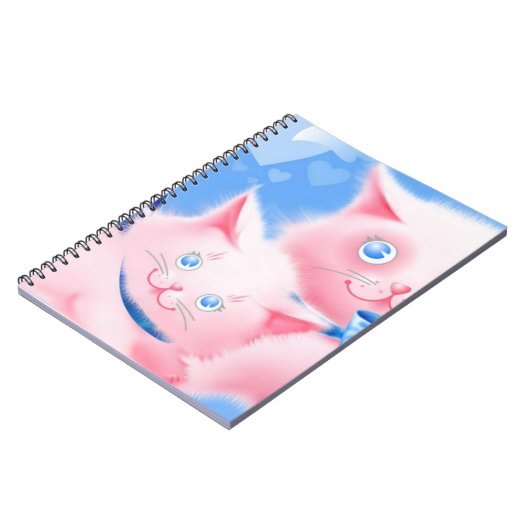 Roze katten notitieboek (Linkerzijde)