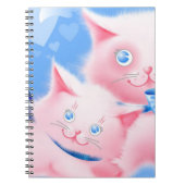 Roze katten notitieboek (Voorkant)