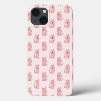 Roze katten. Patroon Case-Mate iPhone Case