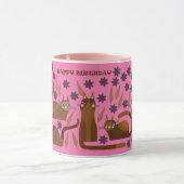 ROZE KATTENBOKAL VOOR VERJAARDAG MOK (Midden)
