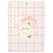 roze kawai konijn klembord (Achterkant)