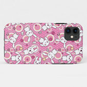 roze kawaï - patroon Case-Mate iPhone case (Achterkant (horizontaal))