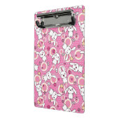 roze kawaï - patroon mini klembord (Angled2)