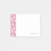 roze kawaï - patroon post-it® notes (Voorkant)