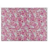 roze kawaï - patroon snijplank (Voorkant)
