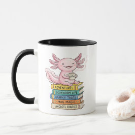 Roze Kawaii Axolotl Mok - Cadeau voor alleen maar