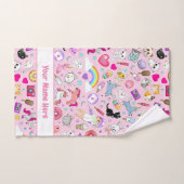 Roze Kawaii badhanddoek set Bad Handdoek (Handdoek)