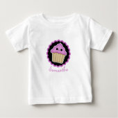 Roze Kawaii Cupcake Toddler Shirt (Voorkant)