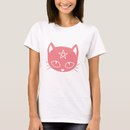 Roze Kawaii Pagan Cat T-Shirt