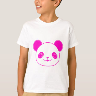 Roze Kawaii Panda Beer T-shirt