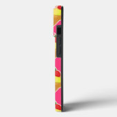 Roze Kawaii-patroon met aardbeienijs Case-Mate iPhone Case (Achterkant / Links)