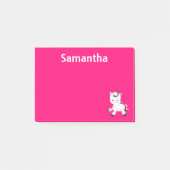 roze kawaii pony post-it® notes (Voorkant)