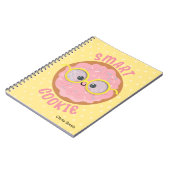 Roze Kawaii Smart Cookie Notitieboek (Linkerzijde)