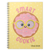 Roze Kawaii Smart Cookie Notitieboek (Voorkant)