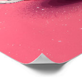 Roze Kawaii Sushi Feest Poster (Hoek)