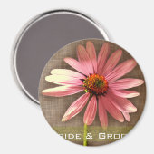 Roze Kegel Bloem - Ik ben van mijn Geliefde en mij Magneet (Voorkant / Achterkant)