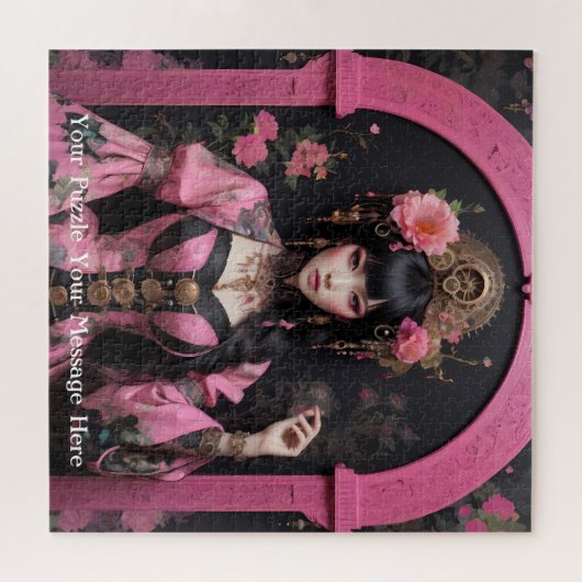 Roze Keizerin van de Vlinderwereld Legpuzzel (Horizontaal)