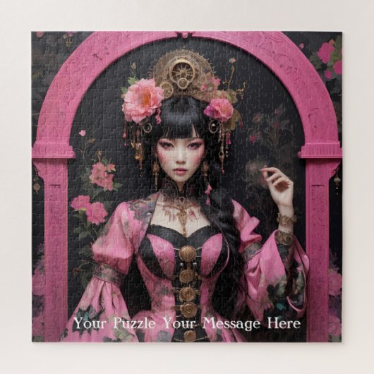 Roze Keizerin van de Vlinderwereld Legpuzzel (Verticaal)