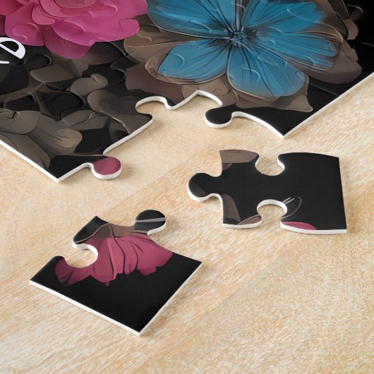 Roze Keizerin van de Vlinderwereld Legpuzzel (Zijkant)