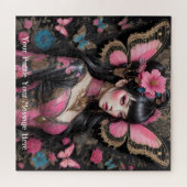 Roze Keizerin van de Vlinderwereld Legpuzzel (Horizontaal)