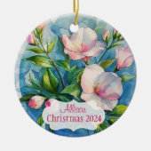 Roze Keramisch Ornament (Voorkant)