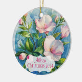 Roze Keramisch Ornament (Links)