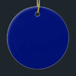 Roze Keramisch Ornament<br><div class="desc">Marineblauw ornament - U kunt jouw tekst toevoegen aan het ornament.</div>