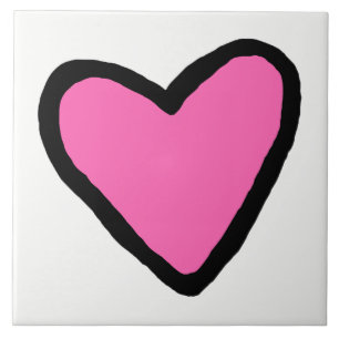 Roze keramische keramische tapijten tegeltje