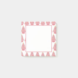 Roze Keramische nota's voor kerstbomen Post-it® Notes
