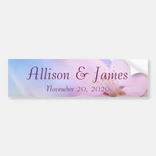 Roze kersbloesem bumpersticker