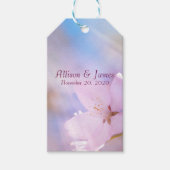 Roze kersbloesem cadeaulabel (Voorkant)