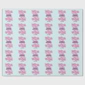 Roze kersbloesems cadeaupapier (Vlak)