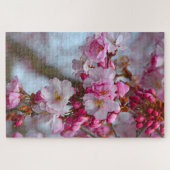 Roze kersbloesems legpuzzel (Horizontaal)