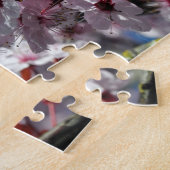 Roze kersbloesems legpuzzel (Zijkant)