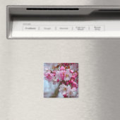 Roze kersbloesems magneet (Insitu (Vaatwasser))