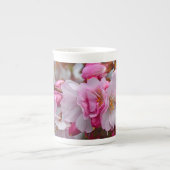 Roze kersbloesems porselein kop (Voorkant)