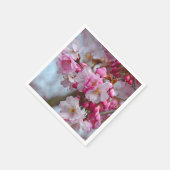 Roze kersbloesems servet (Hoek)
