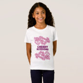 Roze kersbloesems t-shirt (Voorkant volledig)