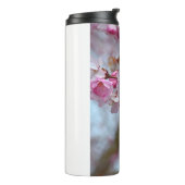 Roze kersbloesems thermosbeker (Gedraaid links)