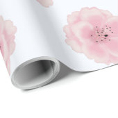 Roze kersen bloemen. Naadloos patroon. Sakura Cadeaupapier (Rol Hoek)