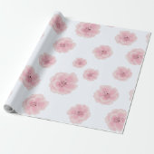 Roze kersen bloemen. Naadloos patroon. Sakura Cadeaupapier (Uitgerold)