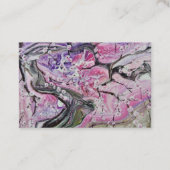 Roze kersen bloesem visitekaartje (Voorkant)