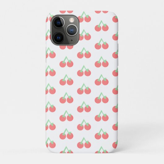 Roze Kersen Patroon Case-Mate iPhone Case (Achterkant)